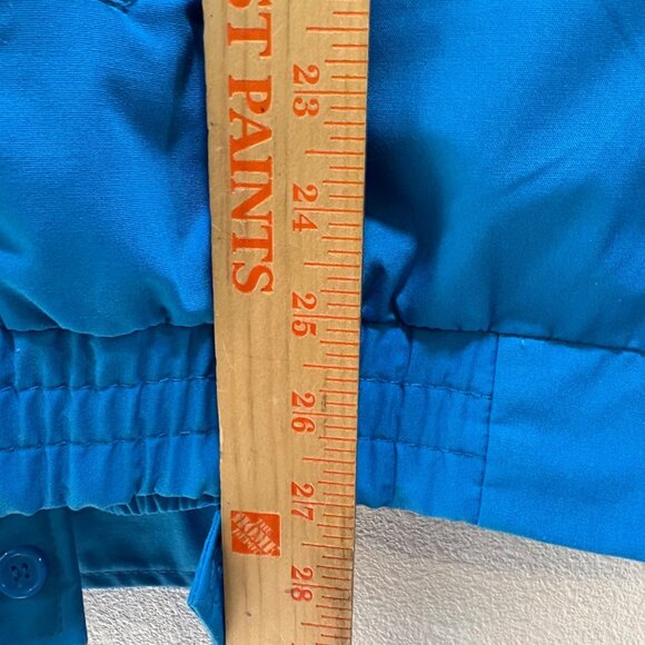 Mens Retro Blue Fairway Brand Jacket Large Full Zip Vented Vintage Lightweight - Picture 6 of 10